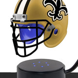 Football Cremation Urn & New Orleans Saints Hover Helmet Décor