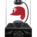 Baseball Cremation Urn & Philadelphia Phillies Hover Helmet Décor