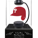 Baseball Cremation Urn & Philadelphia Phillies Hover Helmet Décor