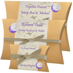 Sand Dollar Starfish Lilac Peaceful Pillow® Water Burial Cremation Urn - Biodegradable  Burial At Sea Urn
