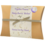 Sand Dollar Starfish Lilac Peaceful Pillow® Water Burial Cremation Urn - Biodegradable  Burial At Sea Urn