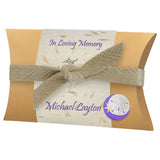 Sand Dollar Starfish Lilac Peaceful Pillow® Water Burial Cremation Urn - Biodegradable  Burial At Sea Urn