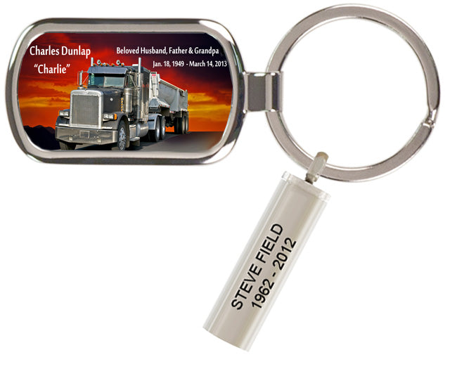 Trucker Pride Keychain Keepsake