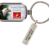Marine Flag Keychain 