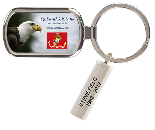 Marine Flag Keychain 