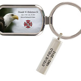 Firefighter Red Cross Keychain Urn