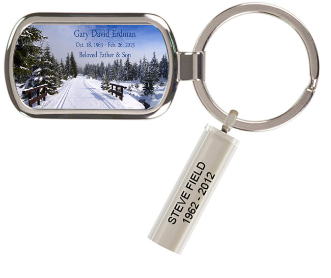 High Country Winter Keychain Keepsake