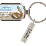 Clam Shell Pearl Keychain Keepsake