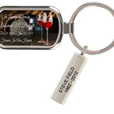 Red Wine Cellar Keychain Keepsake