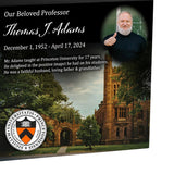 College or University Professor or Dean Cremation Urn - Photo & Mascot