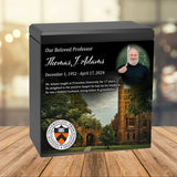 College or University Professor or Dean Cremation Urn - Photo & Mascot