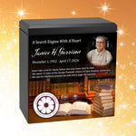Librarian School Educator or Principal Cremation Urn - Photo & Mascot