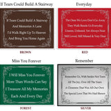 Scroll Poem Plates For Cremation Urns