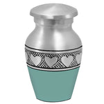 Sea Glass Circle of Hearts Keepsake Urn - Love Charms® - Engraving Option
