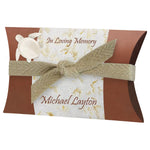 Sea Turtle Marigold Peaceful Pillow® Water Burial Cremation Urn - Biodegradable Water Burial At Sea Urn