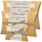 Sea Turtle Sand Castle Peaceful Pillow® Water Burial Cremation Urn - Biodegradable Water Burial At Sea Urn