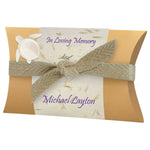 Sea Turtle Sand Castle Peaceful Pillow® Water Burial Cremation Urn - Biodegradable Water Burial At Sea Urn