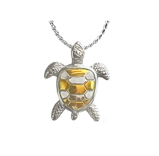 Sea Turtle Gold Back Ash Urn - Love Charms™ Option