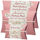 Pink Urchin & Sand Dollar Petals Peaceful Pillow® Water Burial Cremation Urns - Biodegradable Water Burial At Sea Urn