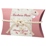 Pink Urchin & Sand Dollar Petals Peaceful Pillow® Water Burial Cremation Urns - Biodegradable Water Burial At Sea Urn
