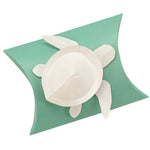Sea Turtle Green Mini Peaceful Pillow® Water Burial Urn - Set of 2 