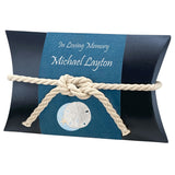Sand Dollar Starfish Oceanic Peaceful Pillow® Water Burial Cremation Urn - Biodegradable Water Burial At Sea Urn