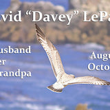Seaside Seagull Keychain Urn engraved