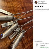Semi Truck Bullet Pendant Urn - Love Charms™ Option 