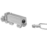 Truck 18 Wheeler Semi Pendant Urn - Love Charms® Option