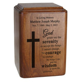 God Grant Me The Serenity Prayer Urn