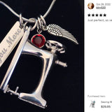 Sewing Machine Jewelry Ash Urn - Love Charms™ Option
