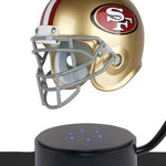 Football Cremation Urn & San Francisco 49ers Hover Helmet Décor
