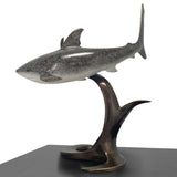 Great White Shark Art Wood Adult Urn – Handmade Wood Urn