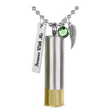 Shotgun Shell Keepsake Pendant Urn - Love Charms Option