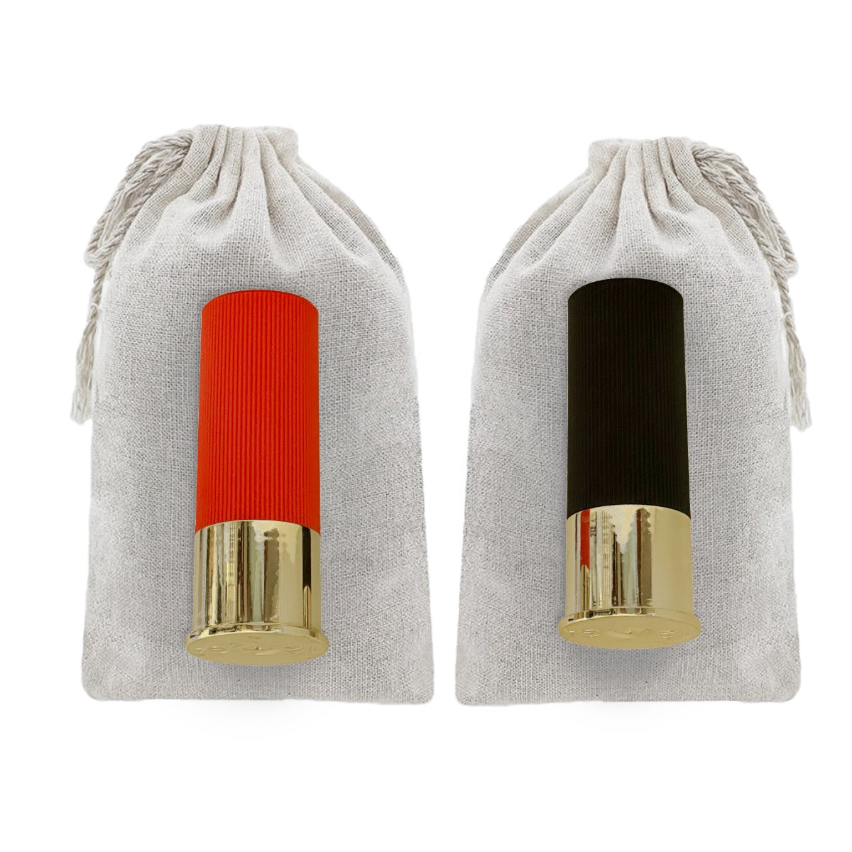 Shotgun Keepsake or Scattering Tube Urn - Choose Red or Black - Mini Stand Option