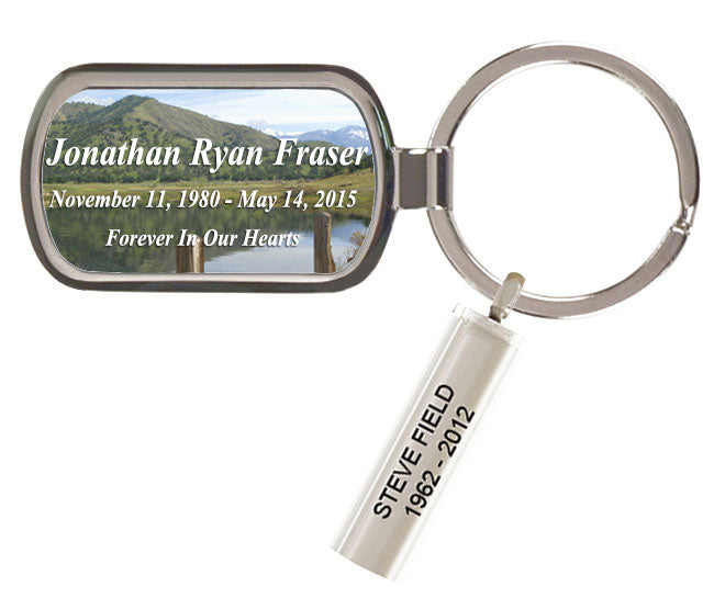 Sierra Nevada Mountains Keychain Urn