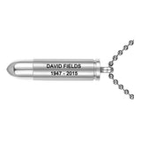 Semi Truck Bullet Pendant Keepsake Urn