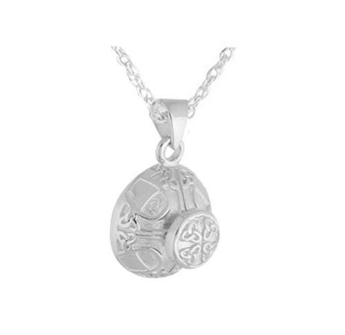 Silver Celtic Knot Ash Urn 