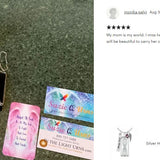Hourglass Silver Cremation Jewelry Urn - Love Charms® Option