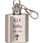 Silver Rider Key Chain Keepsake Urn