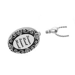 Forever Loved Forever Missed Silver Ash Jewelry Urn - Love Charms™ Option