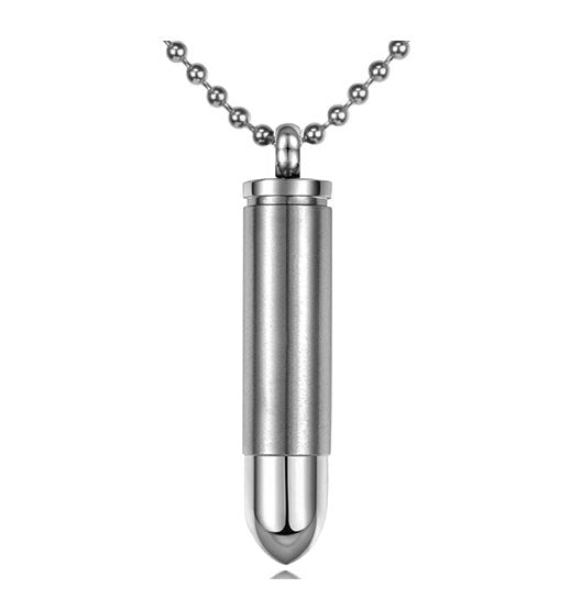 Bullet 357 Magnum Pendant Keepsake Urn - Love Charms Option