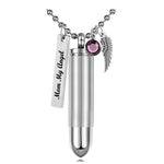 Bullet 357 Magnum Pendant Keepsake Urn - Love Charms Option
