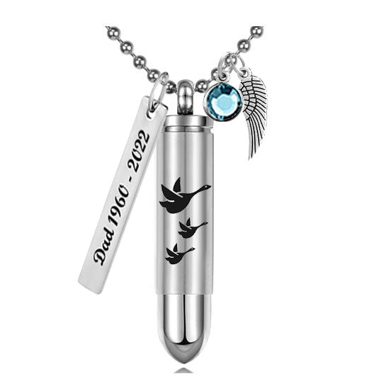 Duck Bullet Pendant Urn - Love Charms™ Option