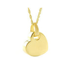 Simply Love Gold Heart Ash Urn - Love Charms™ Option