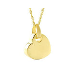 Simply Love Gold Heart Ash Urn - Love Charms™ Option