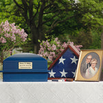 Assured Adult Urn Vault - Grey - White - Navy - Black
