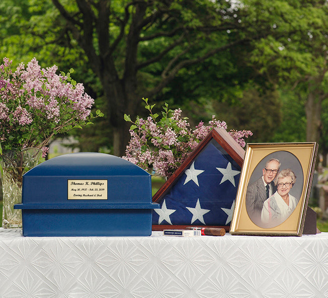 Assured Adult Urn Vault - Grey - White - Navy - Black