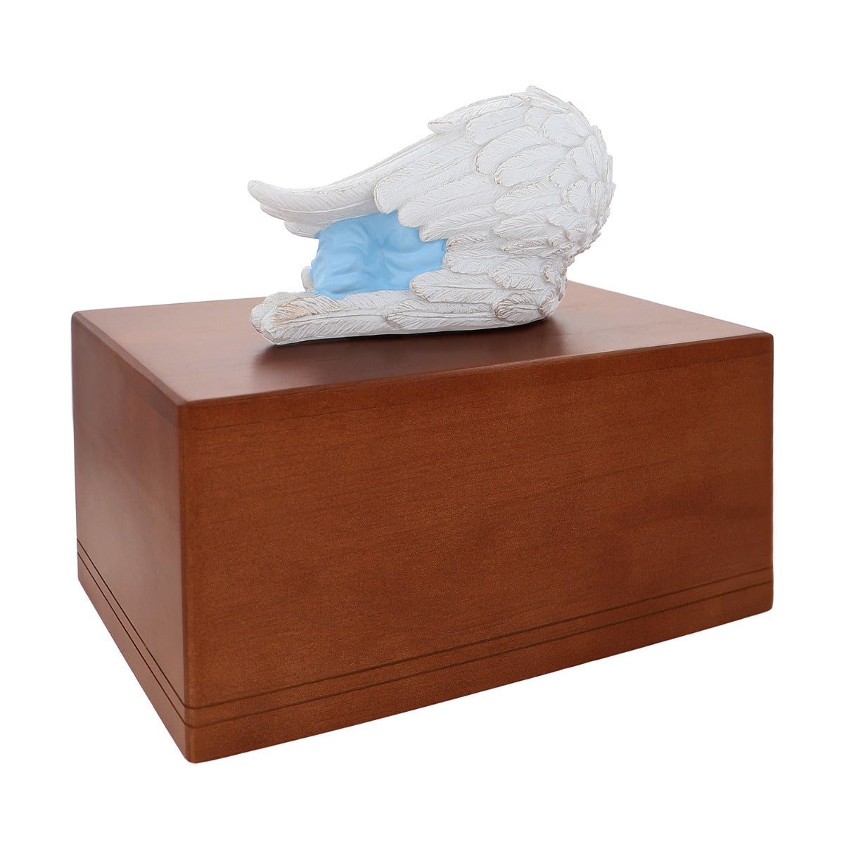 Child Boy Protective Angel Wings Urn