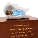 Child Boy Protective Angel Wings Urn